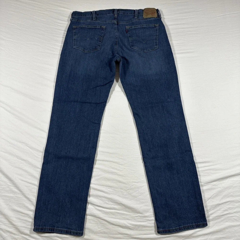 Levi's 559 Jeans Mens 38x34 Relaxed Straight Blue Denim‎